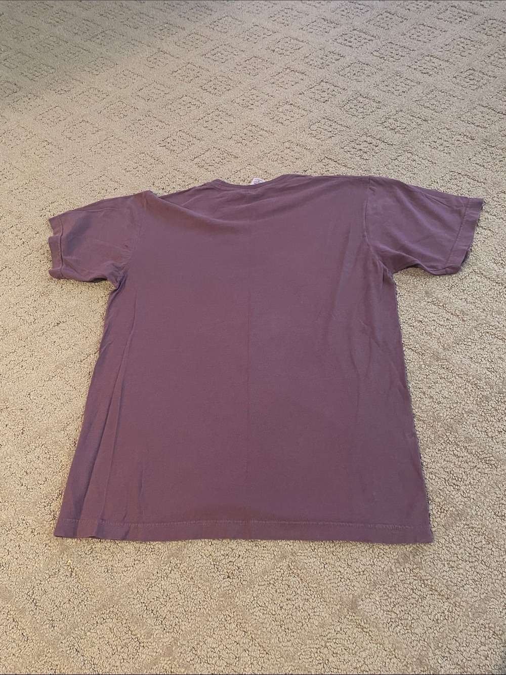 Gildan Purple Graphic Soccer Tee with White Print - Picture 3 of 3